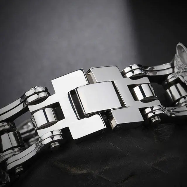 Fenrir Head Bracelet - Viking Heritage Store