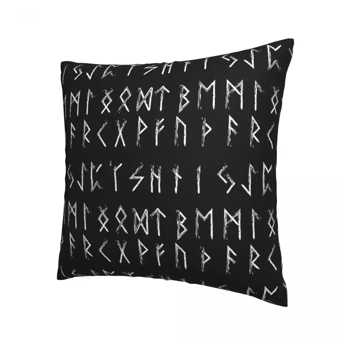 Futhark Runes Scarf Throw Pillow Case Viking Norse Mythology Short Plus Cushion Covers For Home Sofa Chair Decorative Backpack-Viking Heritage Store