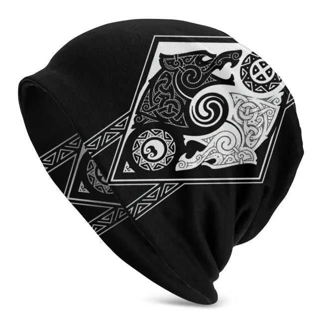 Hati and Skoll Beanie - Viking Heritage Store