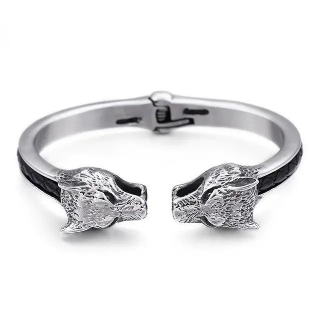 Hati and Skoll Bracelet - Viking Heritage Store