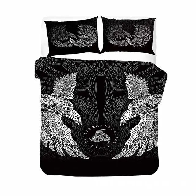 Hugin and Munin Bedding Set - Viking Heritage Store