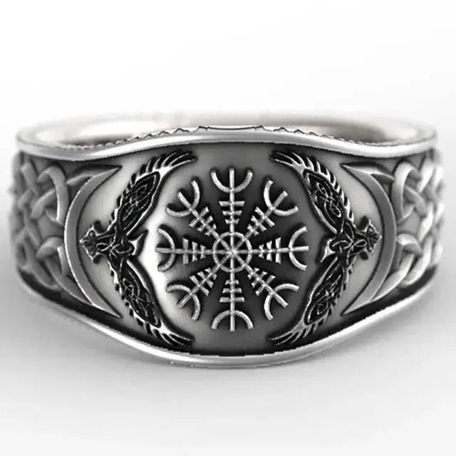 HUGIN &amp; MUNIN RING - Viking Heritage Store