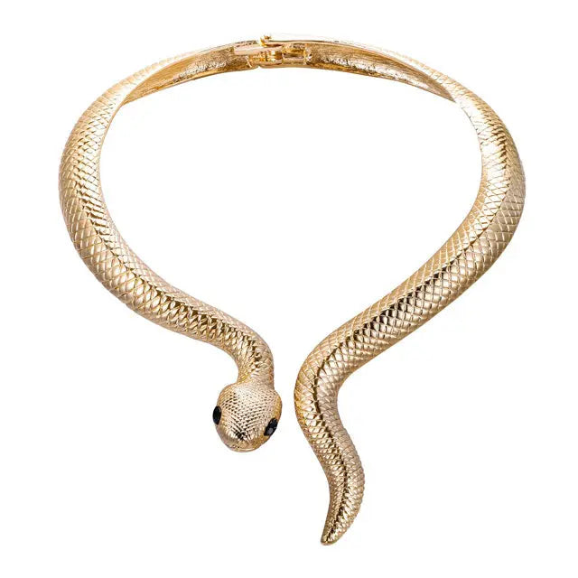 Jörmungand Gold Necklace - Viking Heritage Store