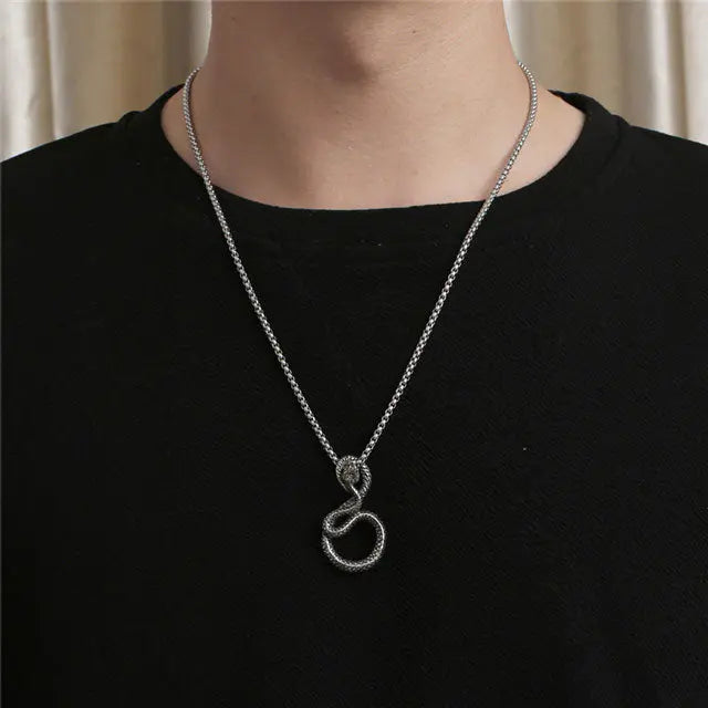 Jörmungand Necklace - Viking Heritage Store