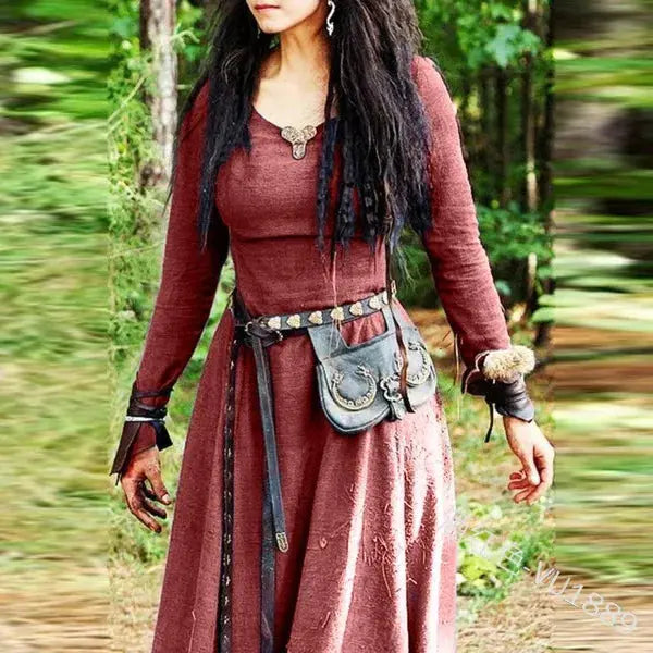 medieval dress for women White Ike Behar Cotton Laydown Collar Shirt main image 1