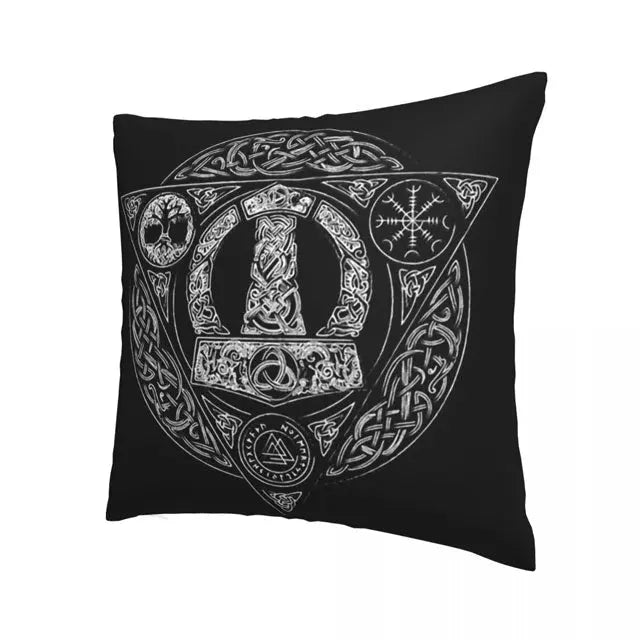 Mjolnir Pillow Case - Viking Heritage Store
