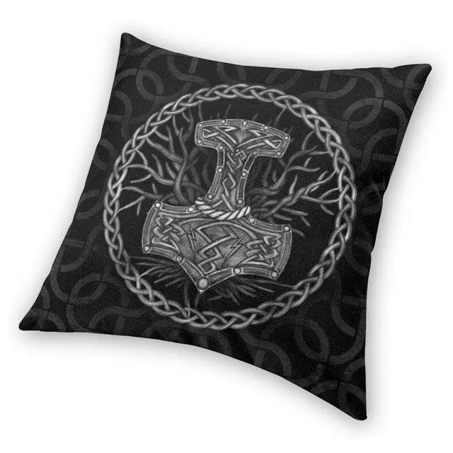 Mjolnir Pillow Case - Viking Heritage Store