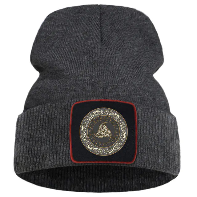 Odin Triple Horn Beanie - Viking Heritage Store