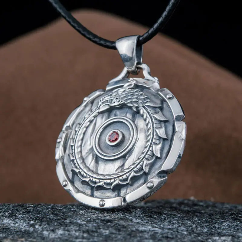 Ouroboros Necklace (Silver) - Viking Heritage Store