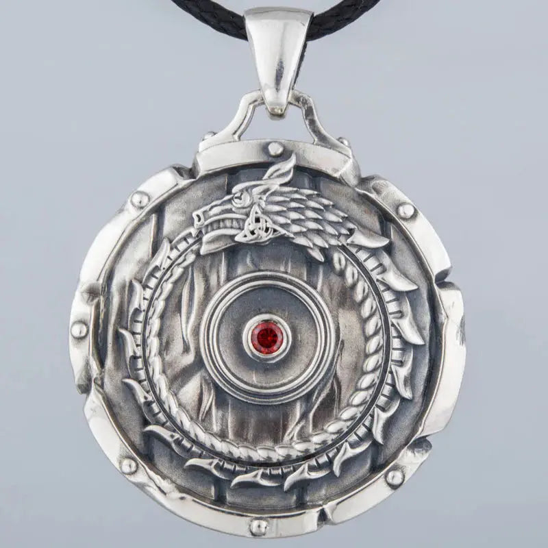 Ouroboros Necklace (Silver) - Viking Heritage Store
