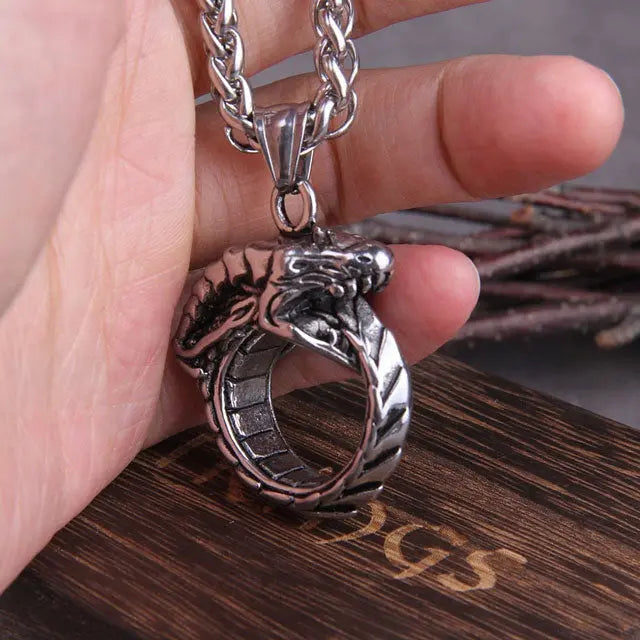 Ouroboros Necklace - Viking Heritage Store