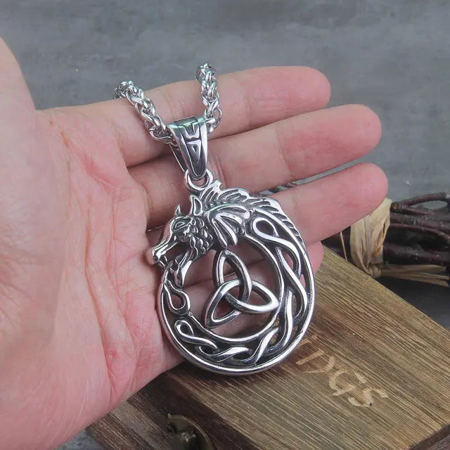 Ouroboros Necklace - Viking Heritage Store