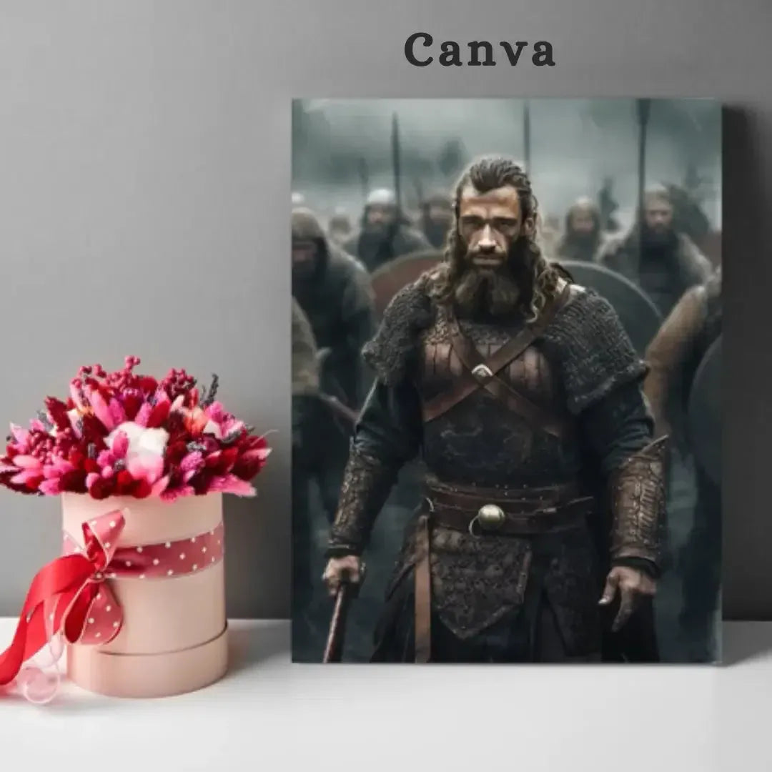 Personalized Portrait - Viking Man-Viking Heritage Store