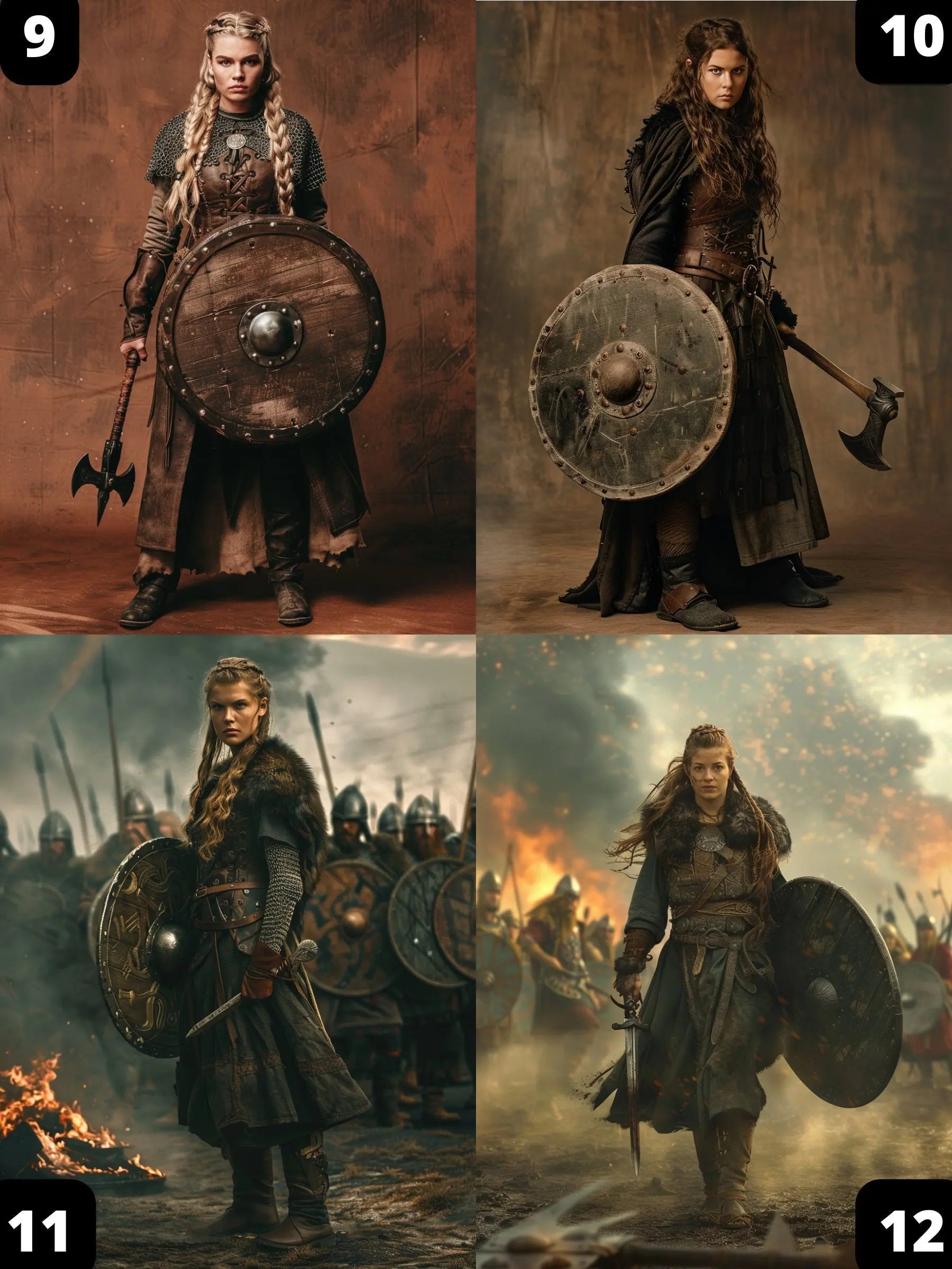 Personalized Portrait - Viking Woman-Viking Heritage Store