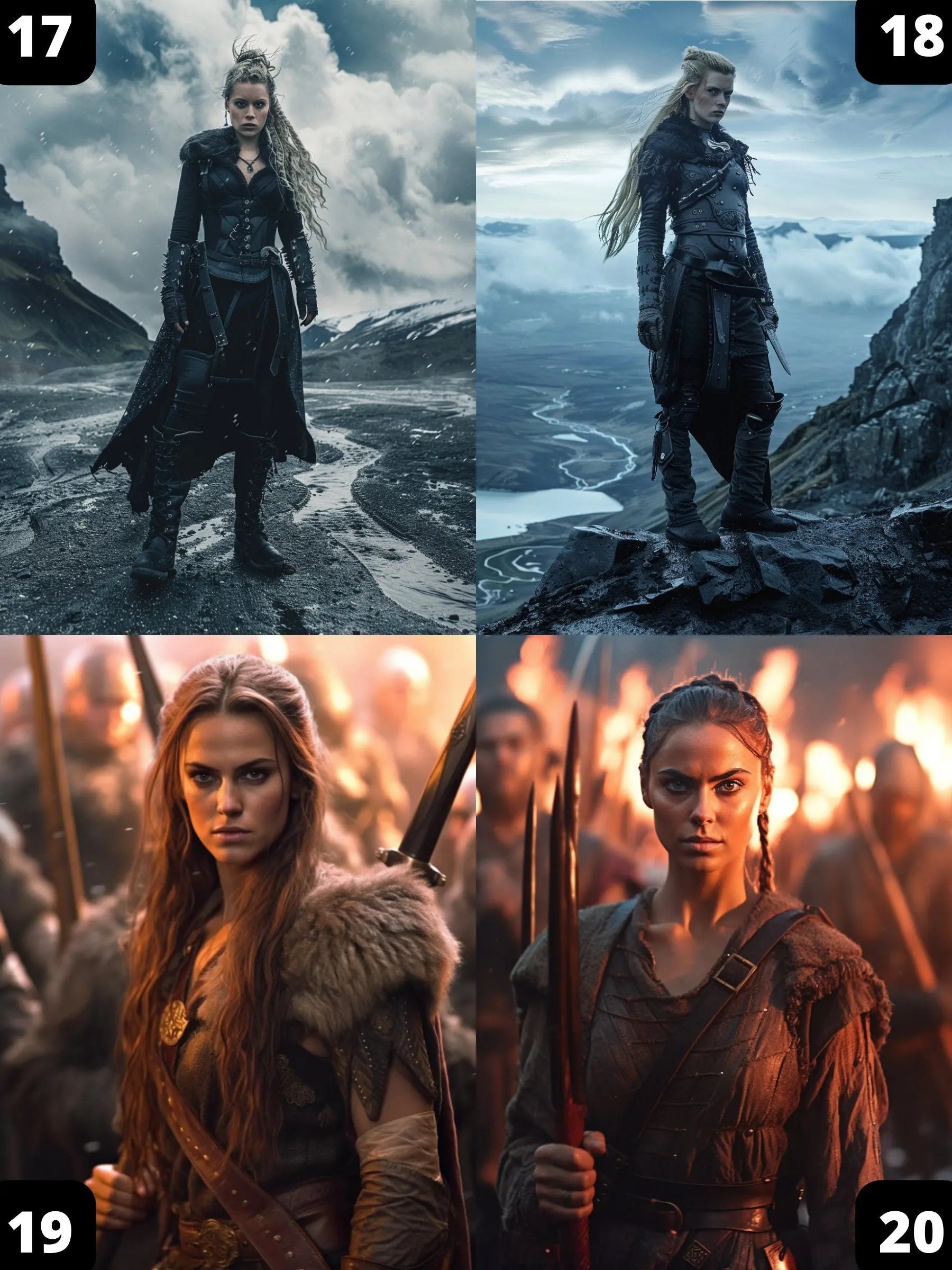 Personalized Portrait - Viking Woman-Viking Heritage Store