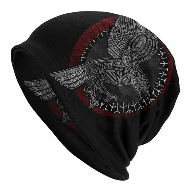 Raven Hugin Beanie - Viking Heritage Store