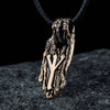 Algiz Runic Necklace (Bronze) - Viking Heritage Store