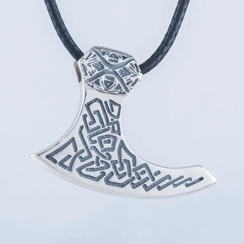 Silver Axe Pendant - Viking Heritage Store