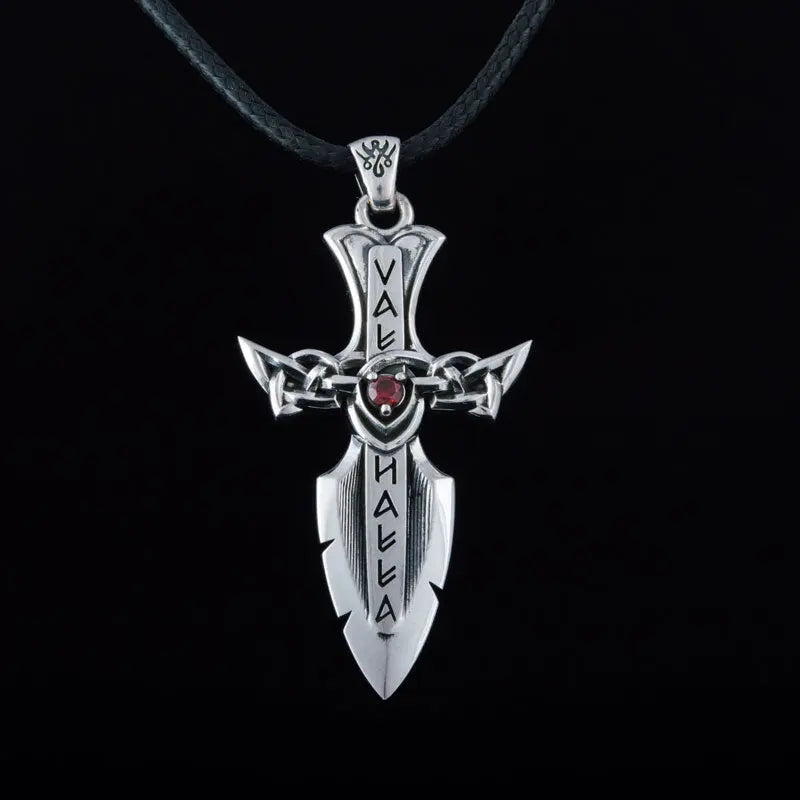 Silver Gungnir Necklace - Viking Heritage Store