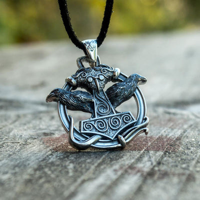 Silver Thor's Hammer Necklace - Viking Heritage Store