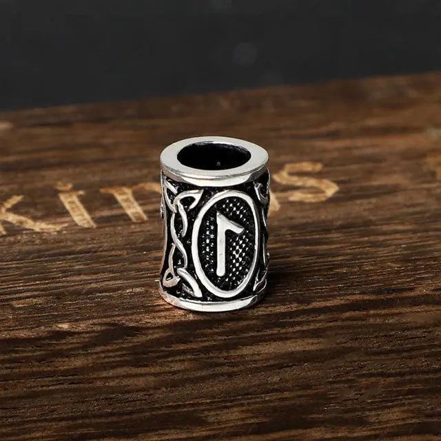 Silver Viking beard Beads Laguz - Viking Heritage Store