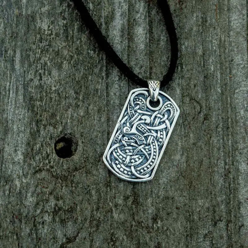Silver Viking Ornament Pendant - Viking Heritage Store
