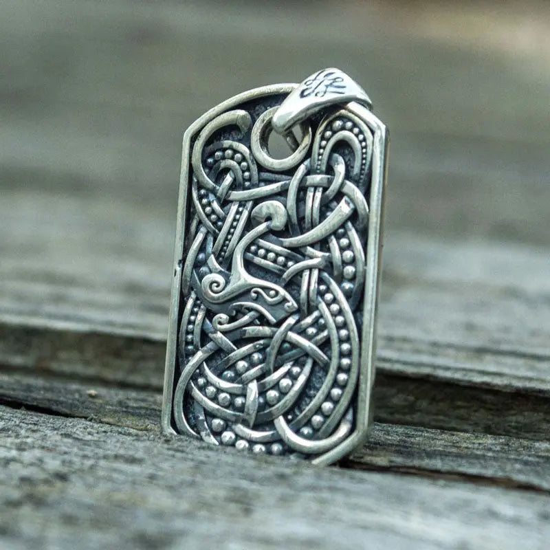 Silver Viking Ornament Pendant - Viking Heritage Store