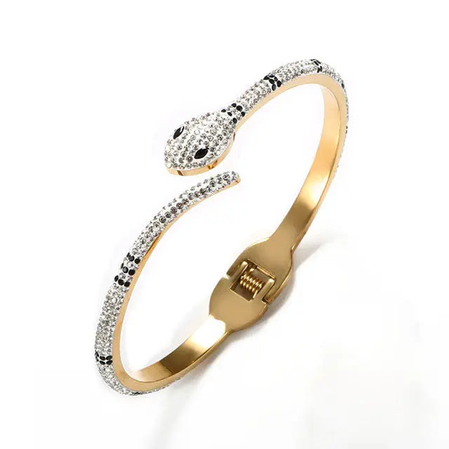 Snake Bracelet Gold - Viking Heritage Store
