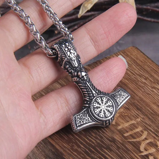 Thor&#39;s Hammer Necklace - Viking Heritage Store