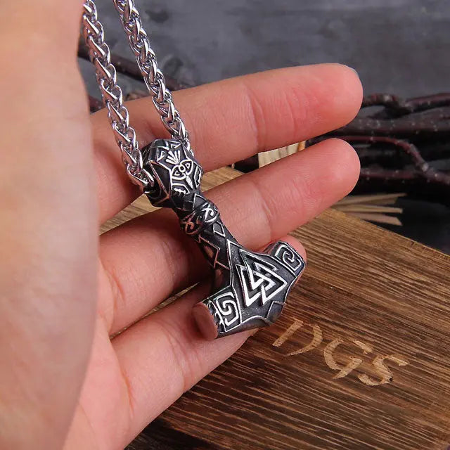 Thor&#39;s Hammer Pendant Necklace - Viking Heritage Store
