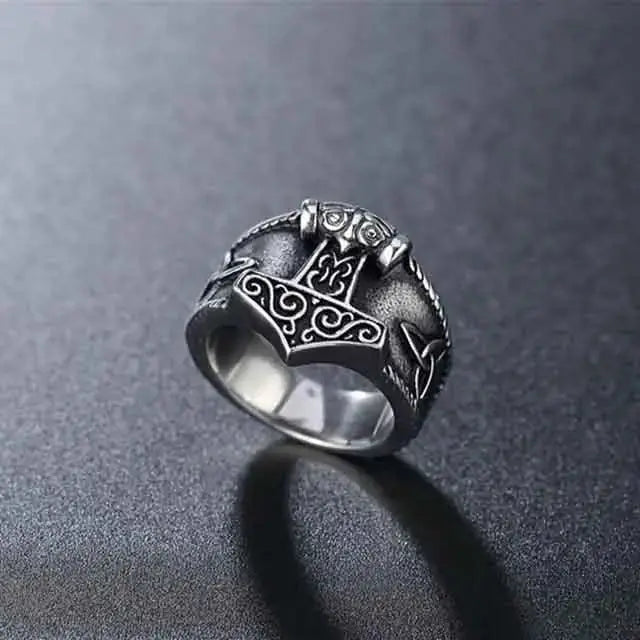 THOR&#39;S HAMMER RING - Viking Heritage Store