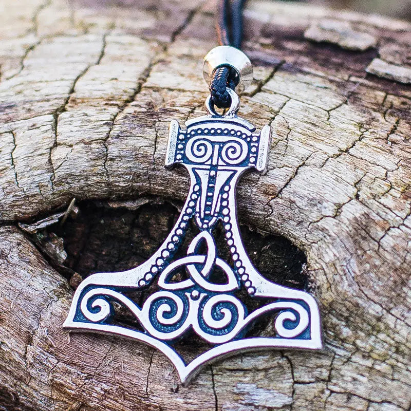 Thor's Hammer Urn Necklace - Viking Heritage Store