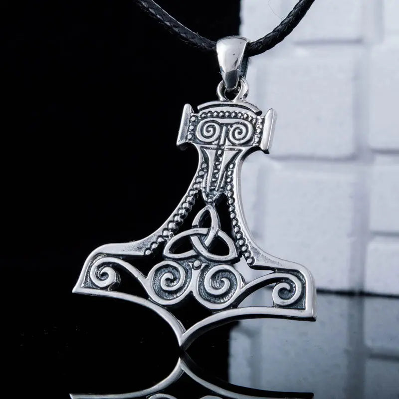 Thor&#39;s Hammer Urn Necklace - Viking Heritage Store