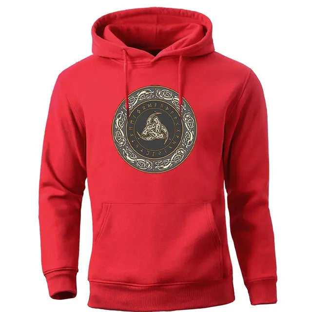 Triple Horn Hoodie - Viking Heritage Store