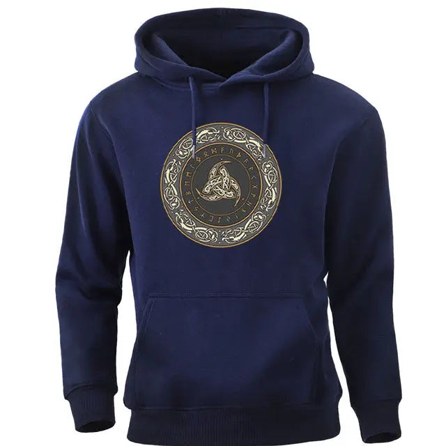 Triple Horn Hoodie - Viking Heritage Store