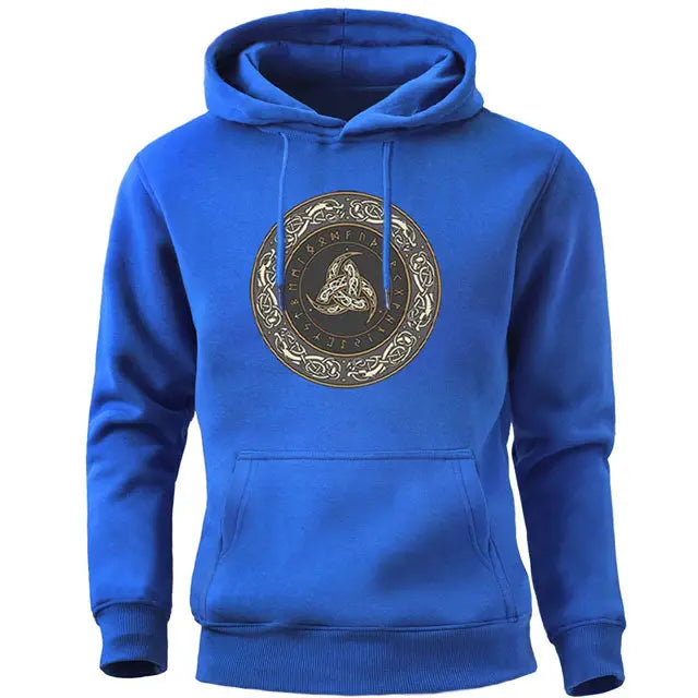 Triple Horn Hoodie - Viking Heritage Store