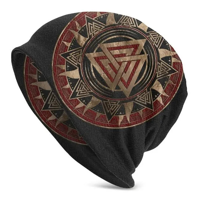 Valknut Beanie - Viking Heritage Store