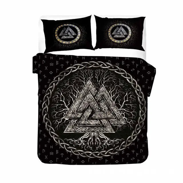 Valknut Bed Set - Viking Heritage Store