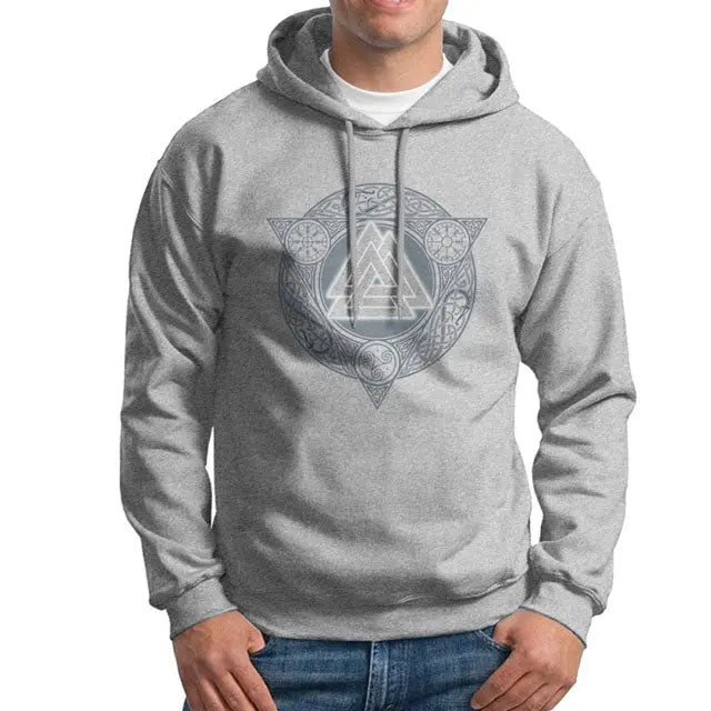 Valknut Hoodie - Viking Heritage Store