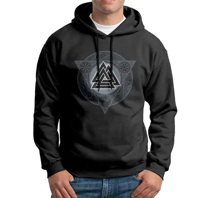 Valknut Hoodie - Viking Heritage Store