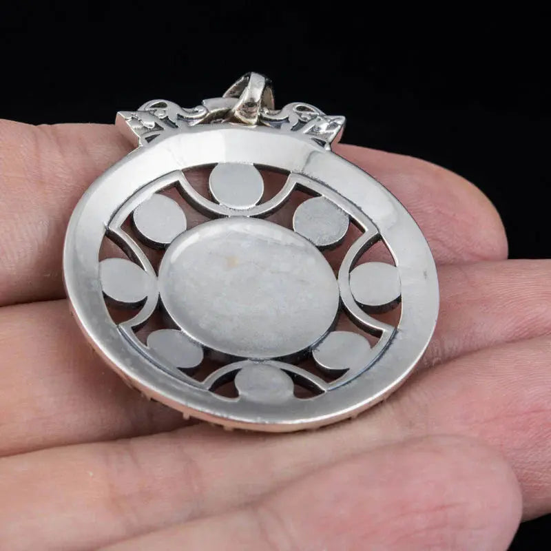 Valknut Necklace (Silver) - Viking Heritage Store