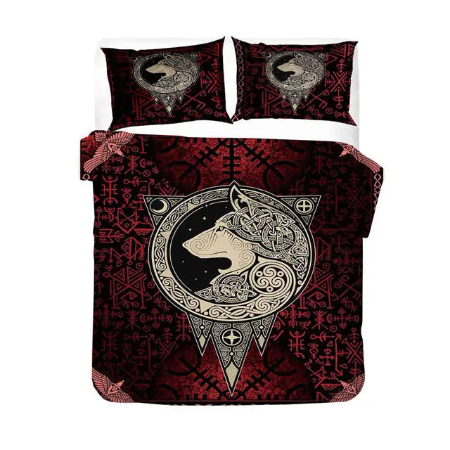 Viking Fenrir Bedding Set - Viking Heritage Store