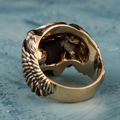 Aegishjalmur Ring (Solid Bronze) - Viking Heritage Store