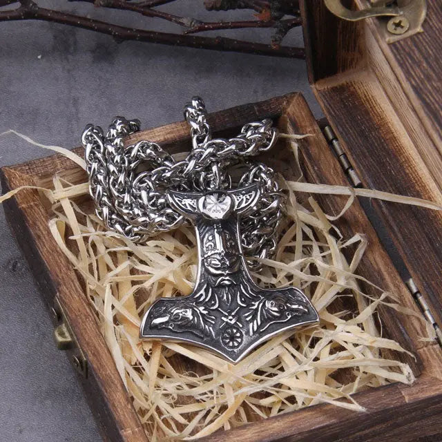 Viking Necklace Thor&#39;s Hammer - Viking Heritage Store