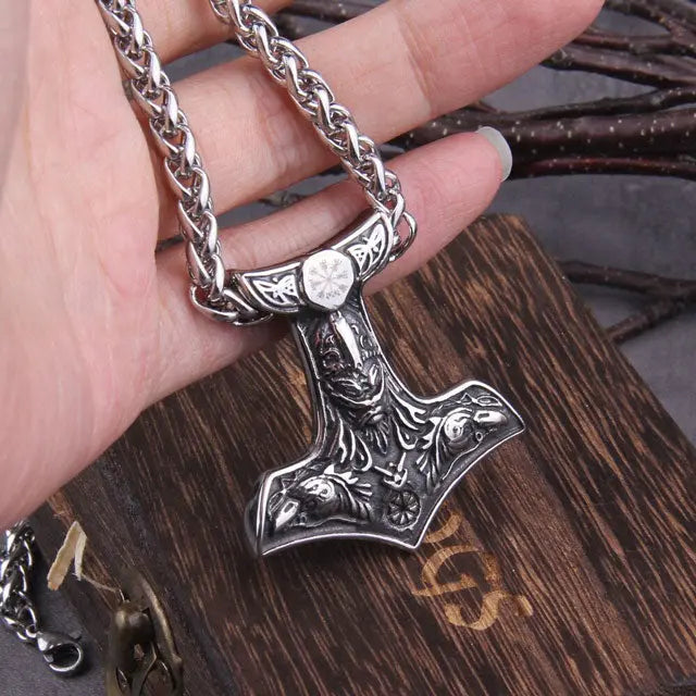 Viking Necklace Thor&#39;s Hammer - Viking Heritage Store