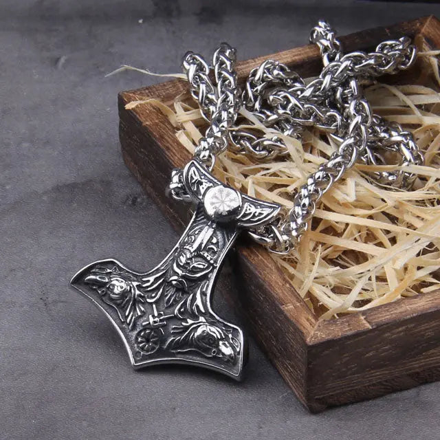 Viking Necklace Thor&#39;s Hammer - Viking Heritage Store