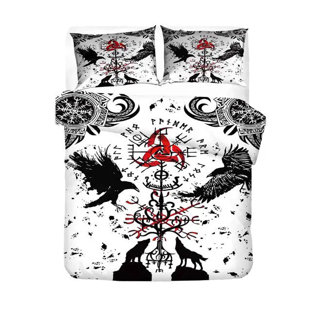 Viking Raven Bedding Set - Viking Heritage Store