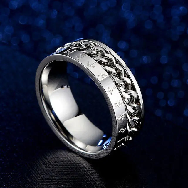 Viking Runes Ring - Viking Heritage Store
