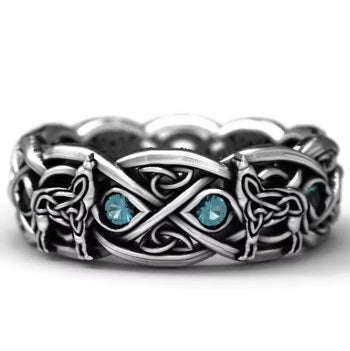 Celtic Wolf Ring