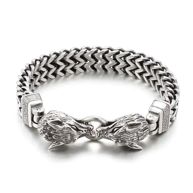 Wolf Bracelet - Viking Heritage Store